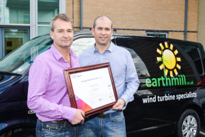 Mark Woodward & Steve Milner with their European Business Award