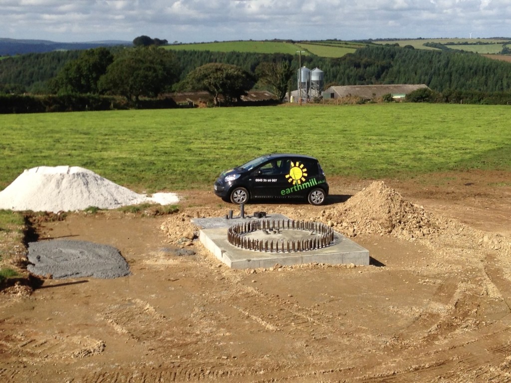 Foundations for the UK's first X29 in Cornwall